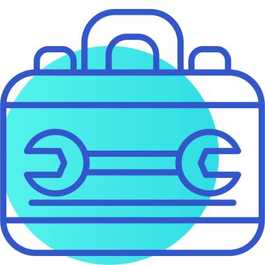 Çanta. Web simgesi basit illüstrasyon