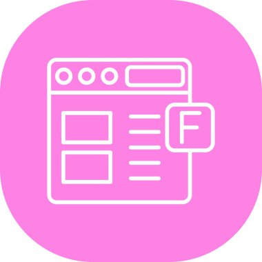 tarayıcı web simge vektör çizim