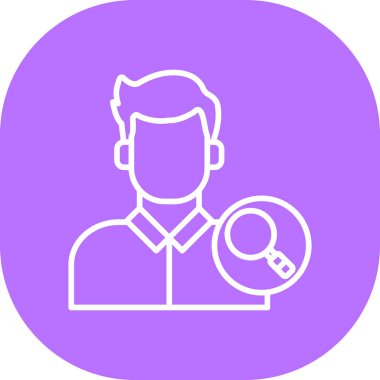 İnsan simgesinin vektör illüstrasyonu