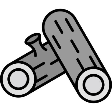 Roket simgesi, anahat stili