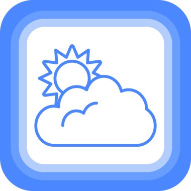 bulut simgesi modern vektör illüstrasyonu