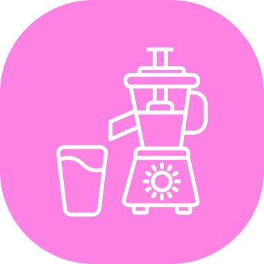 Bir kahve fincanı simgesinin vektör çizimi