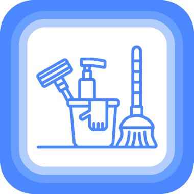 fırça simgesi, vektör illüstrasyonu