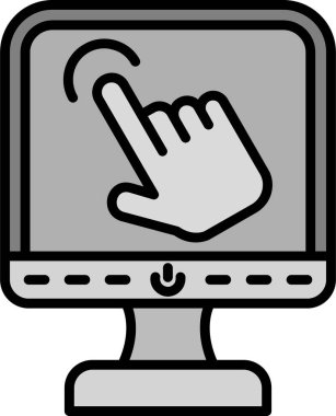 parmak dokunun simgesi