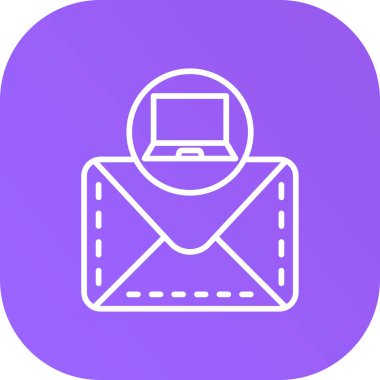 ileti ikonu vektör illüstrasyonu