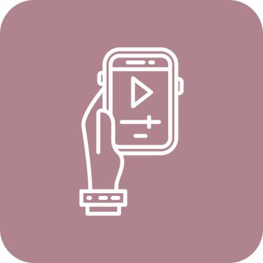 Akıllı saat simgesine sahip akıllı telefon