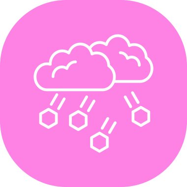 bulut hesaplama vektörü simgesi