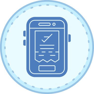 Cep telefonu. Basit resimleme