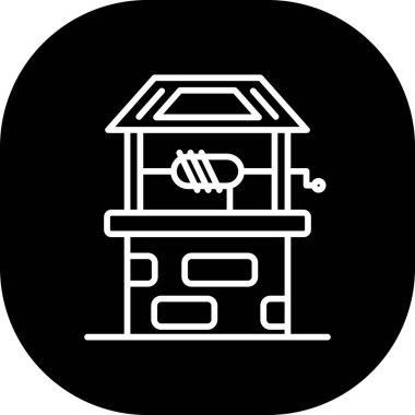 Vektör kahve makinesi Ico.