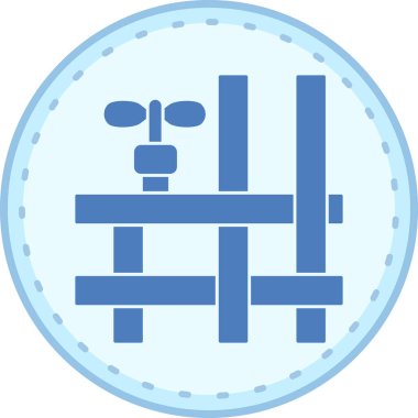 Modern b 'nin vektör illüstrasyonu eksik simgesi