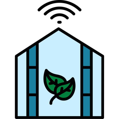 Kablosuz. Web simgesi basit illüstrasyon