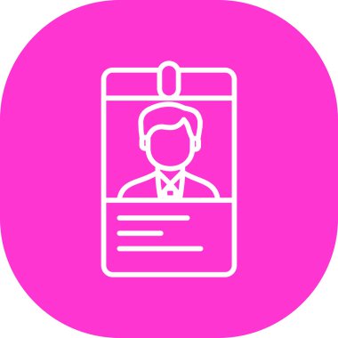 İş adamı simgesinin vektör illüstrasyonu