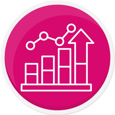 bar çizelgesi vektör simgesi