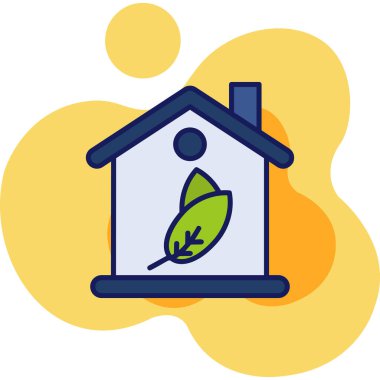 ev simgesi vektör illüstrasyonu