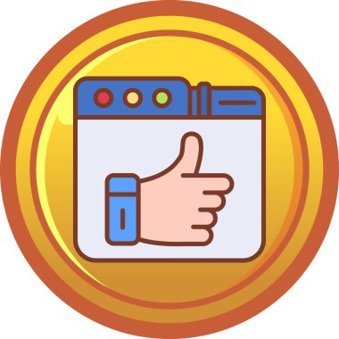 Para sikkesi vektör illüstrasyonuyla el