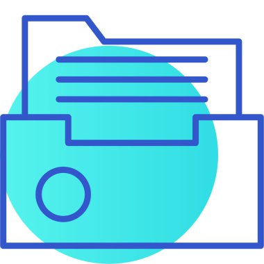 belge simgesi vektör illüstrasyonu