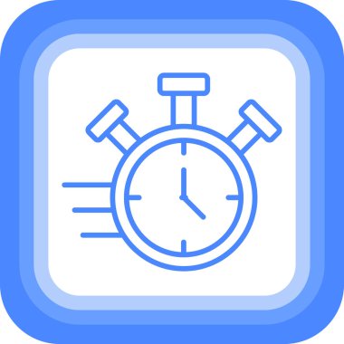 Kronometre Web simgesi basit tasarım