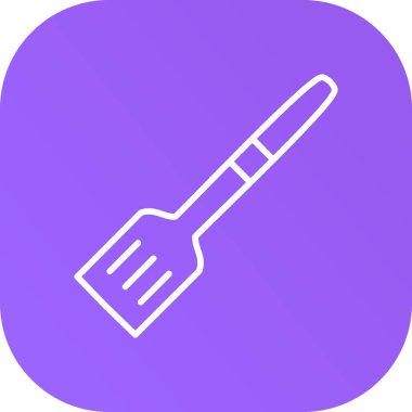 fırça. Web simgesi basit illüstrasyon