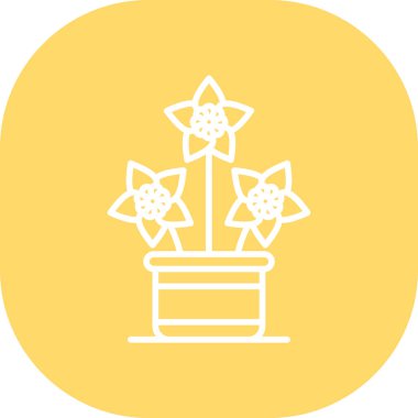 Kaktüs simgesi vektör illüstrasyonu