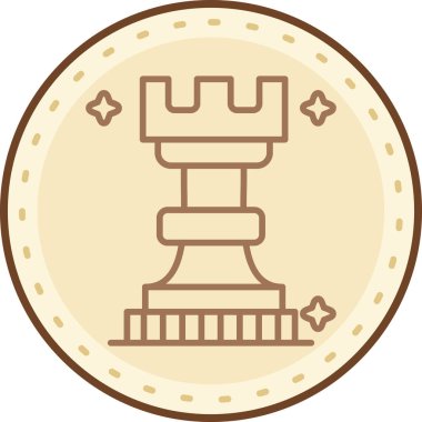 Çizgi film simgesinin vektör çizimi