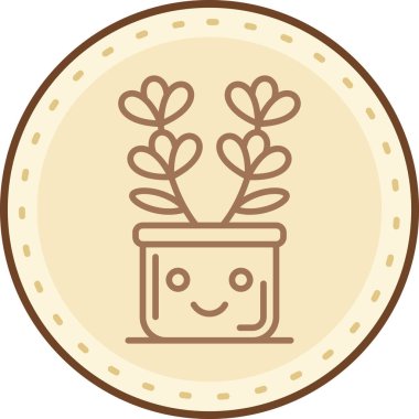 Esrar. Web simgesi basit illüstrasyon