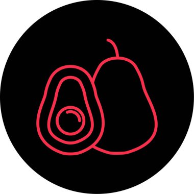 Gıda simgesinin vektör illüstrasyonu