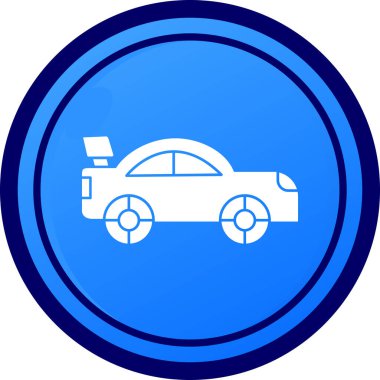 araba simgesi vektör illüstrasyonu