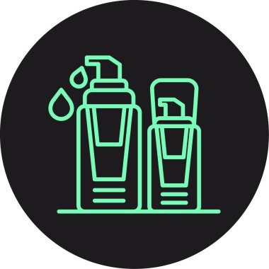 şişe simgesi, vektör illüstrasyonu