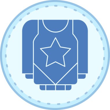 Rozet. Web simgesi basit illüstrasyon