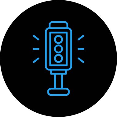 vektör elektrik ışık simgesi