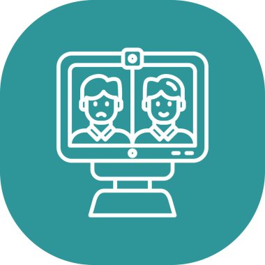 Modern eğitim ikonunun vektör illüstrasyonu