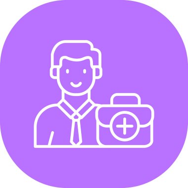 İnsan simgesinin vektör illüstrasyonu