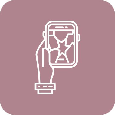 fitness simgesi olan akıllı telefon, satır biçimi