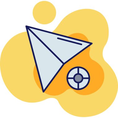 Modern simgenin vektör illüstrasyonu