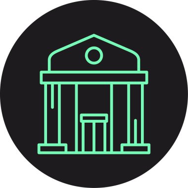 Benzersiz yapı vektörü simgesi