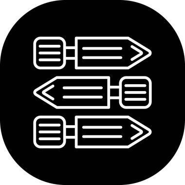 ok vektörü simgesi modern basit illüstrasyon