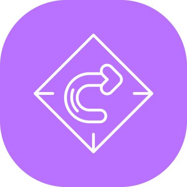 Modern bir simgenin vektör illüstrasyonu