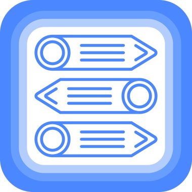 Yön oku. Vektör İllüstrasyonu