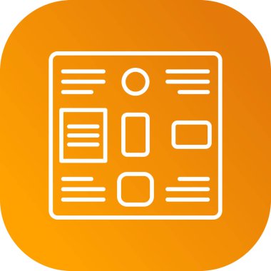 seo modern simgesinin vektör illüstrasyonu