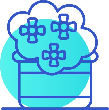 Hediye. Web simgesi basit illüstrasyon