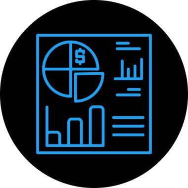 Modern b 'nin vektör illüstrasyonu rapor simgesinden yoksun