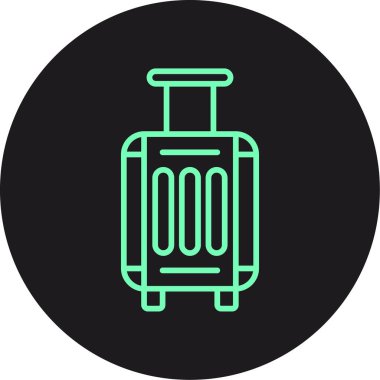 Beyaz arka planda izole edilmiş siyah çizgi sabun şişesi. Yeşil daire düğmesi. vektör.