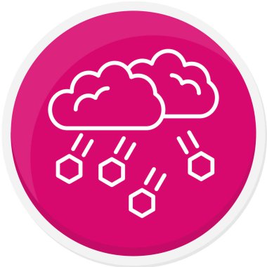 bulut web simgesi basit illüstrasyon