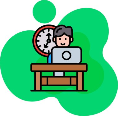 dizüstü bilgisayar çalışan simge