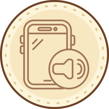 Cep telefonu. Basit resimleme