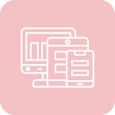 Web tasarım ikonu vektör illüstrasyonu