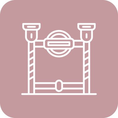 Modern simgenin vektör illüstrasyonu