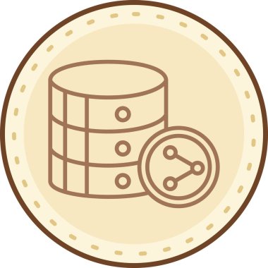 Sikke Simgesi vektör illüstrasyonu