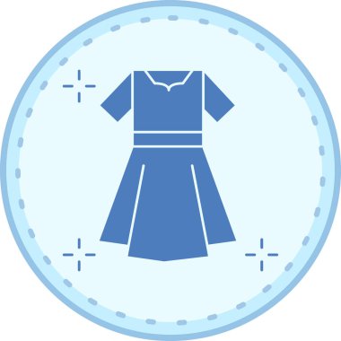 Elbise. Web simgesi basit illüstrasyon