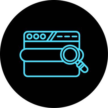 seo modern simgesinin vektör illüstrasyonu